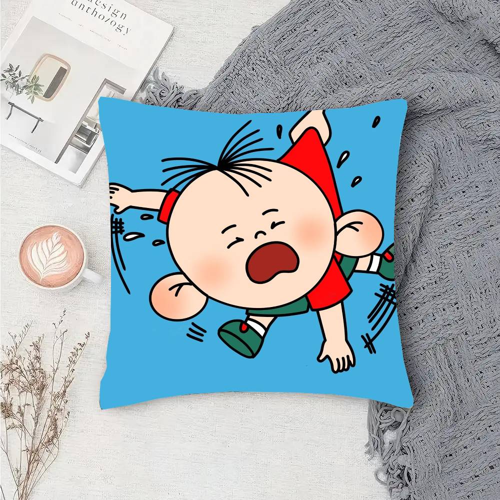 BIG EAR TUTU Cartoon Animation Pillow Case Fashion Square Pillowcase Bedroom Sofa Room Ins Decoration Leisure