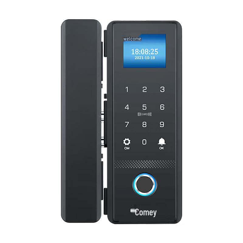 Умный стеклянный дверной замок Comet с отпечатком пальца