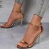 2025 Summer Fashion Women Open Toe High Heel Sandals Elegant Stripper Party Dress Sandalias