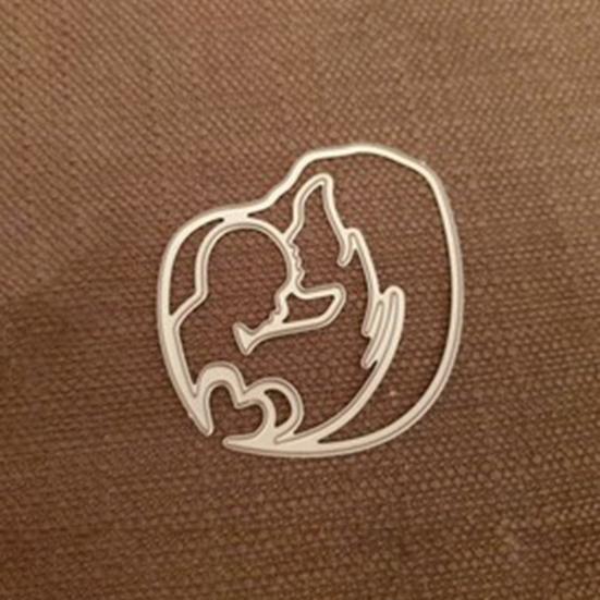 Cutting Die Anti-scratch DIY Carbon Steel Hollow Mom Metal Template Mould for Mother's Day