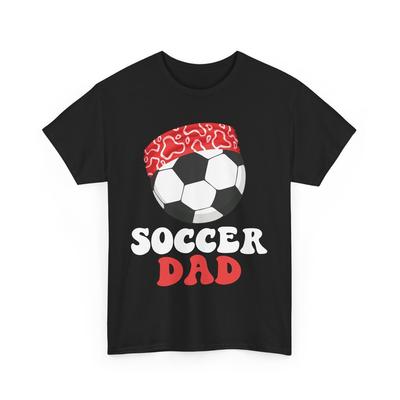 Fußballvater T-Shirt, Fußballspieler Sportliebhaber Männer Vater T-Shirt