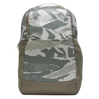 Fabric Backpack Regular Unisex Light Green Gray Casual