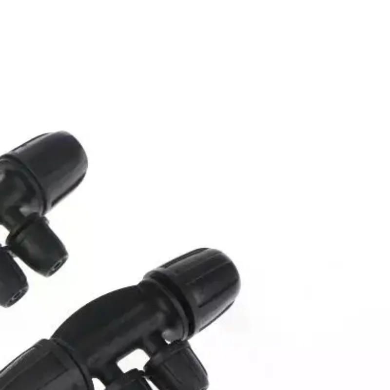 5pcs 1/2'' PE Pipe 16mm Locked Connector To 4/7mm 3/4/6-Way Connector Garden Watering Drip Irrigation Fittings