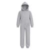 Boys Girls Adaptive Hooded One Piece Jumpsuit Long Sleeve Back Crotch Zip Bodysuit with Pocket for Outdoor Play