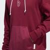 Adidas Lillard Basketball Printed Pullover Hoodie for Men, Burgundy