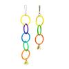 Parrot Climbing Ring Toy Bite-Resistant Plastic Swing for Cockatiels Climbing Bird Accessory for Small Medium Birds