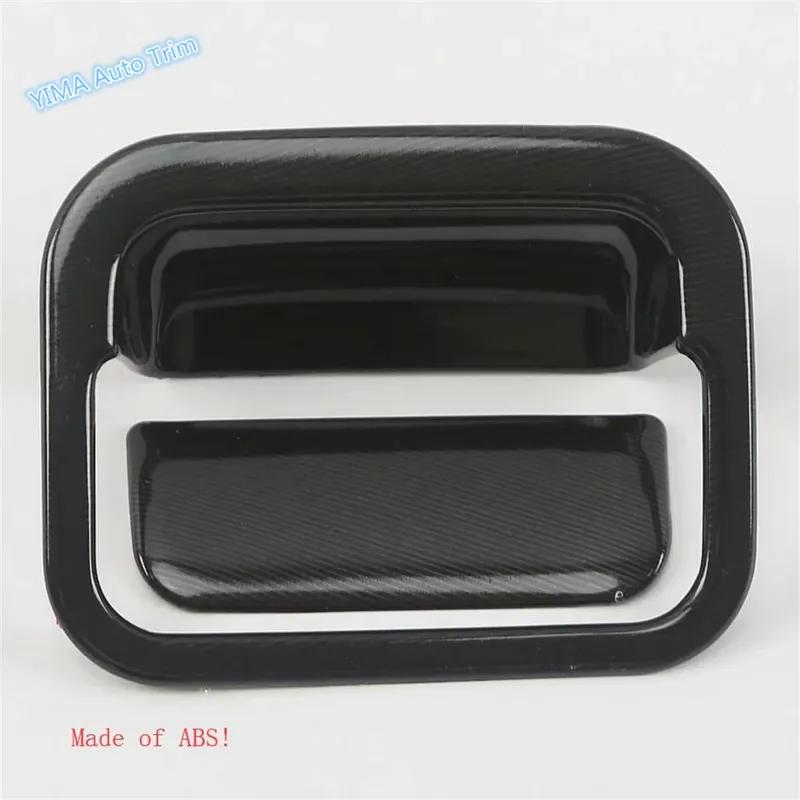 For Mitsubishi Outlander 2016 - Matte / Black Car Interior Copilot Glove Storage Box Handle Sticker Accessories Cover Trim