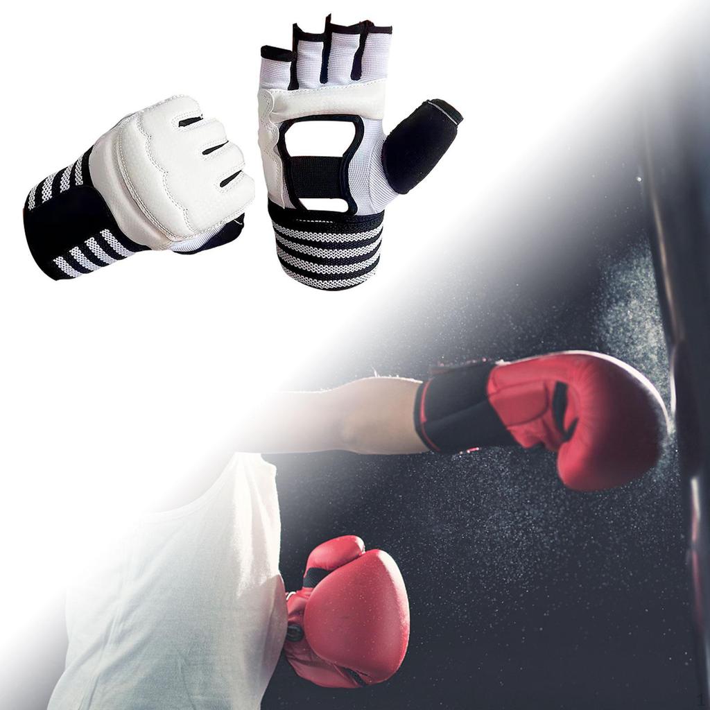 Box Hand Bands Inner Gloves Half Finger Light Striking Training Undergo Shoes for Taekwondo MMA
