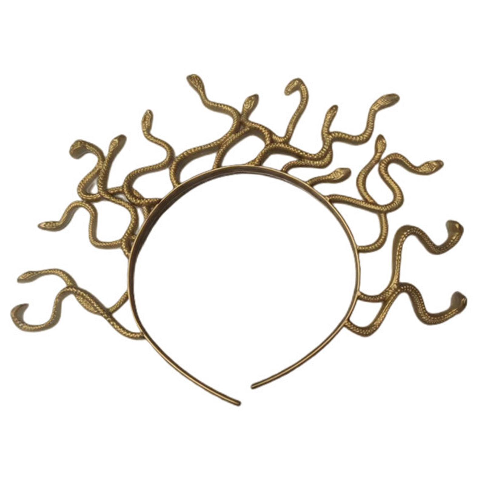 

Повязка на голову Костюм Медузы Змеи Повязка на голову Медузы Головной убор Наряд Головной убор для карнавала Марди Гра Маскарадной вечеринки B