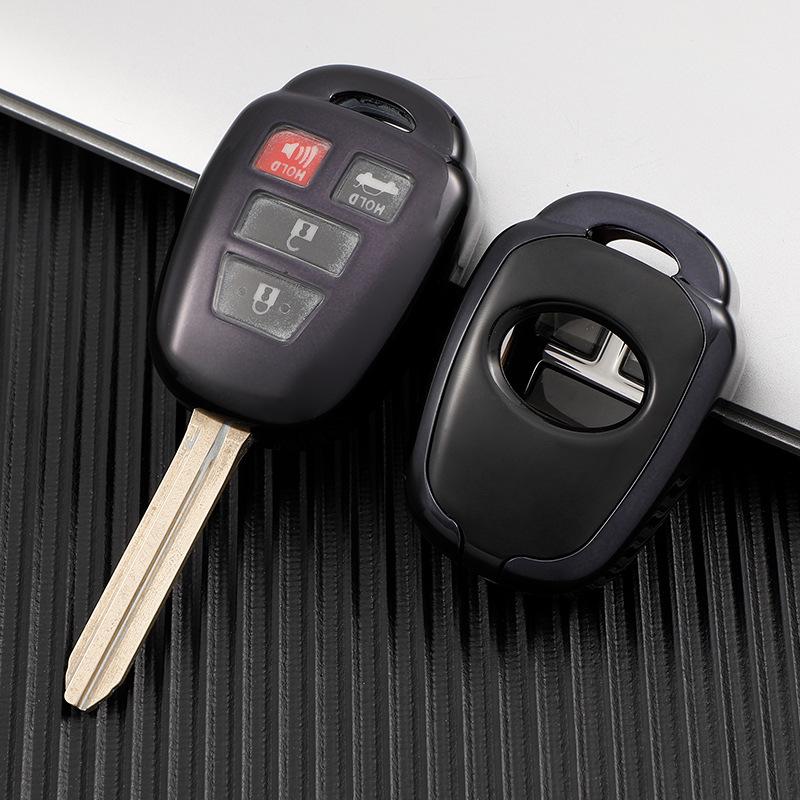 Soft Rubber Key Case for Toyota Prado, FJ Cruiser, Vios, Previa