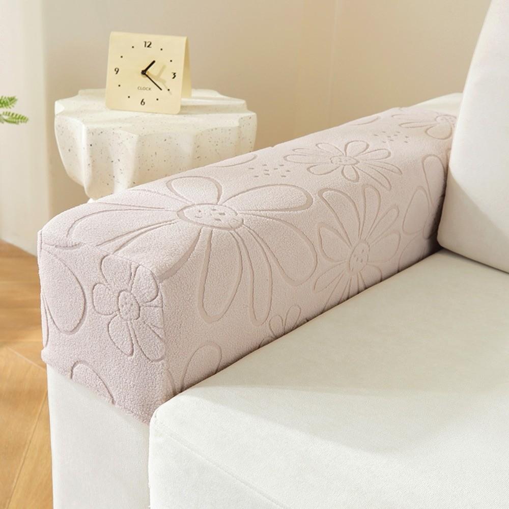 Universal Stretch Sofa Armrest Cover Elastic Anti-slip Sofa Cover Jacquard Fabric Couch Arm Protector for Home Furniture Decor хаки 1690₽