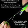 Anti-slip Fishing Line Puller Knotting Device Plastic Hand Protection Fishing Reel Tighten Tool Fast Portable Line Dragger