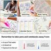 BAYTORY 36Pcs Colored Erasable Gel Pens, Fine Point 0.7mm, Retractable Assorted Colors Pen with Eraser, Smooth Writing Erasable Pens for Crossword
