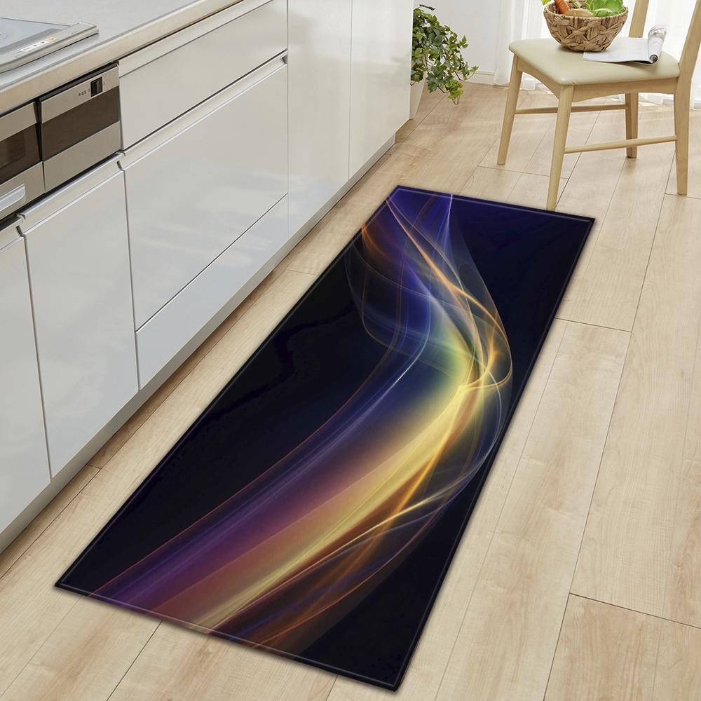 Kitchen Mat Entry Door Mat Living Room Bedroom Floor Carpet Corridor Bathroom Door Non-slip Floor Mat