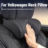 For Volkswagen Memory Foam Car Headrest Pillow Fit Atlas Arteon Amarok Golf ID3 D4 Touareg Passat Alltrack Car Lumbar Support