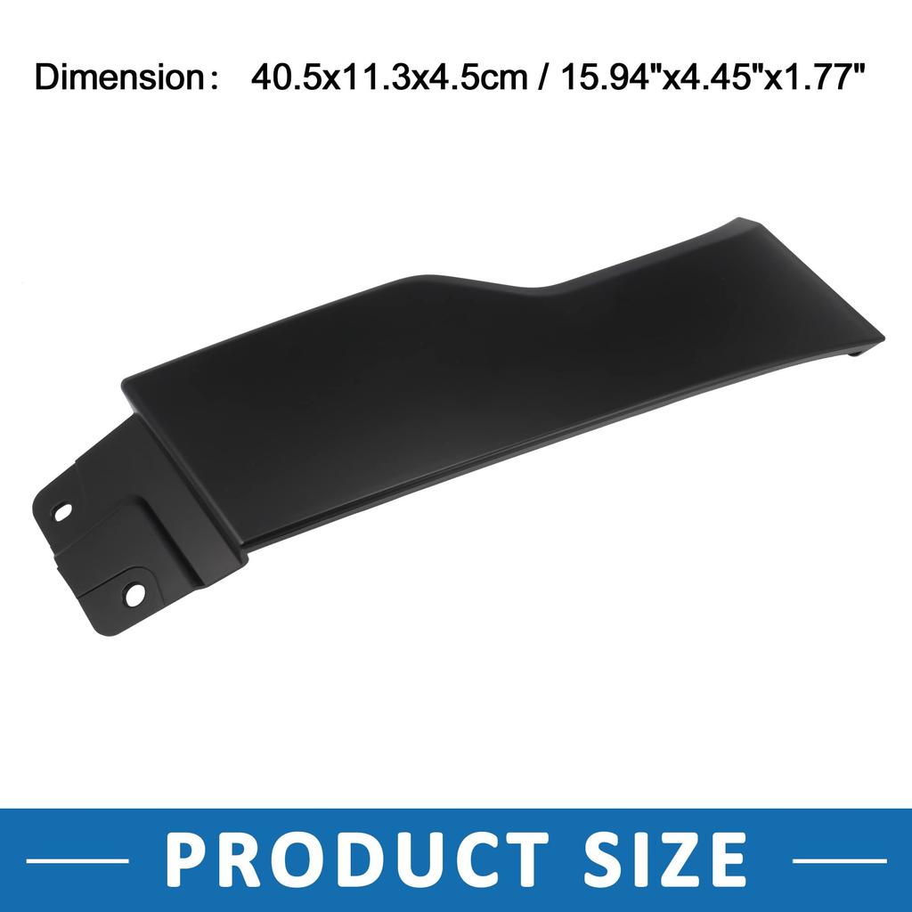 ABSOPRO Nedre frontlyktforlengere Skjermforlengelsespaneler for Toyota Sequoia Svart ABS-plast (Front) 53932-0C904 53931-0C904, 2009-2018,