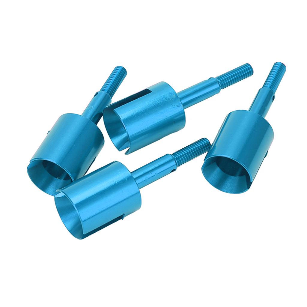 4Pcs RC Diff Cup Differential Joint Cup Aluminium Upgrade Part for Tamiya TT02 1/10 RC VehicleBlue