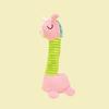 Pet Toy Pineapple Pattern Cartoon Giraffe Shape Bite-Resistant Plush Squeaky Dog Toy with Built-in Sound Long Neck Design Chew Toy