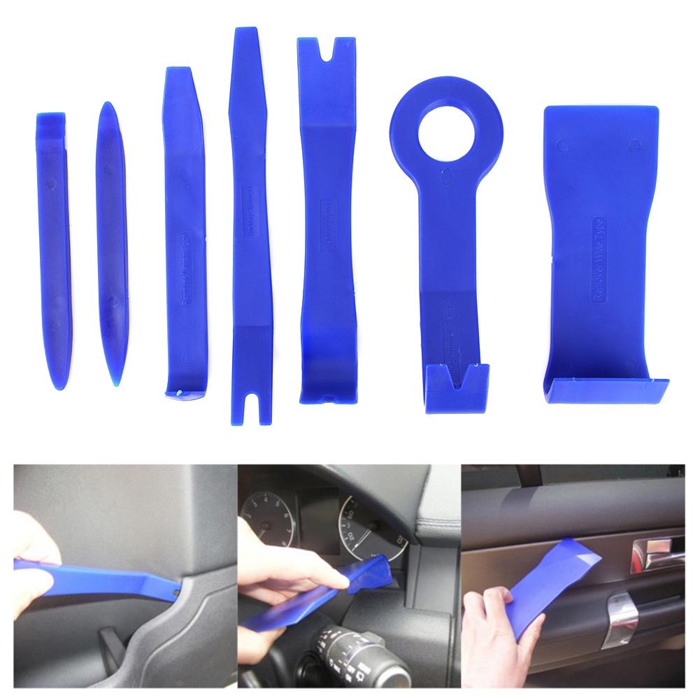 7pcs Car Interior Trim Disassembly Pry Audio Radio Panel Removal Repair Tool Kit