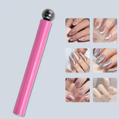 Nail Art Magnetická tyčinka Magnet pro kočičí oko Silná Dvouhlavá Nail Art Válcová kulička Manicure Příslušenství Pro UV gel lak