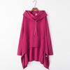 Fall/Winter Wish Amazon New Arrivals Women's Long Hooded Sweatshirt Solid Color