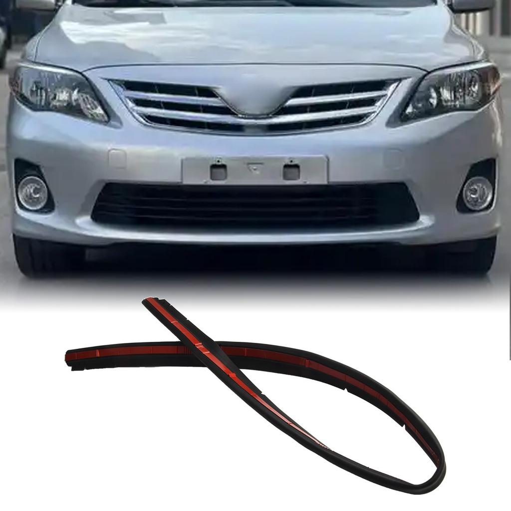 Rubber Hood Sealing Strip Clip-On For Corolla 2007-2013