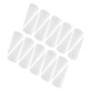 20Pcs White Polystyrene Craft Foam Cones Decorative Foam Cones for DIY Xmas Tree Holiday Party Floral Table Centerpiece