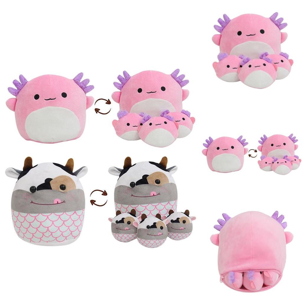 Super Soft Squishmallow Axolotl Plush Toys Stuffed Animal Doll Kids Xmas Birthday Gift