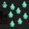 Waterproof PVC Wall Decor Luminous Ghost Stickers for Halloween Decoration, Glow in The Dark Decals Home Decoration Gifts Windows And Glass