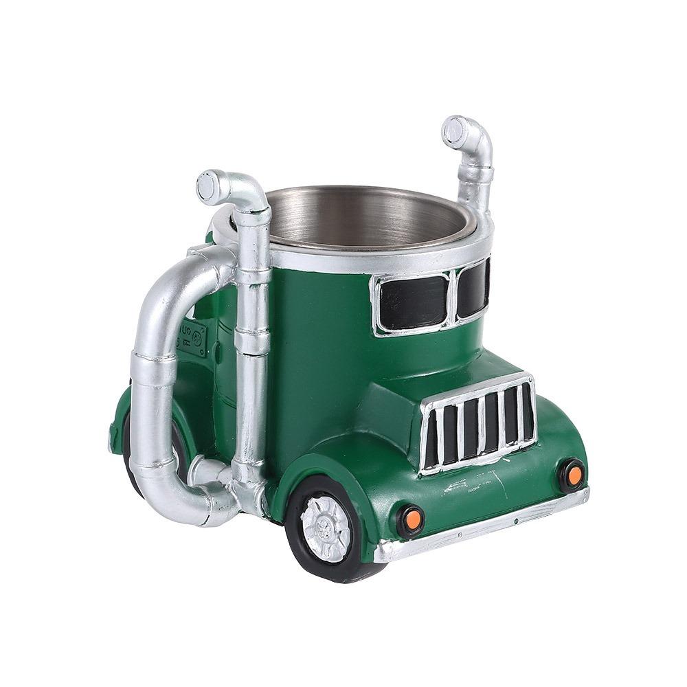 Durable Truck Coffee Mug 11 Ounces Handcrafted Coffee Cup Semi-trailer Shaped Semi Truck Semi-Truck Coffee Mugs Men Coffee Cup