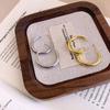 Elegant C-shaped Hoop Earrings: Sophisticated, Lightweight & Fashionable for Women