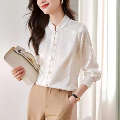 New Chinese Style Buttoned Chinese Style Shirt for Women In Spring New Style Design Niche Small Shirt Top