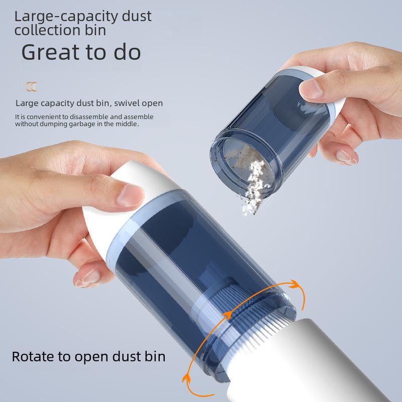 Compact Rechargeable Handheld Wet/Dry Car Vacuum Cleaner with Powerful Suction