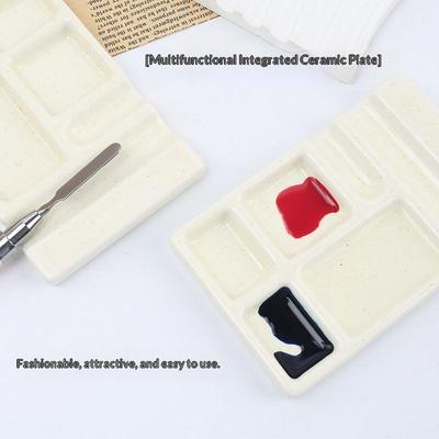 Keramikpalette Stifthalter Schwerlast Langlebig Leicht zu reinigen für Malerei Bastler Studenten Büro Schreibtisch Schreibwaren Aufbewahrungs Organizer