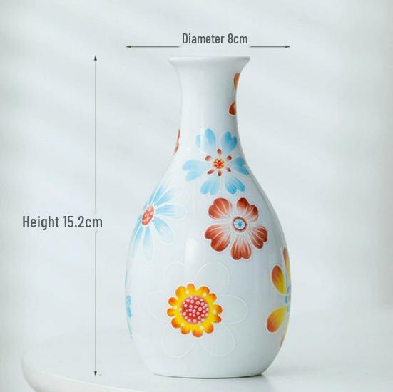 Antique Blue and White Chinese Porcelain Vase - European & American Handicraft for Flower Arrangements