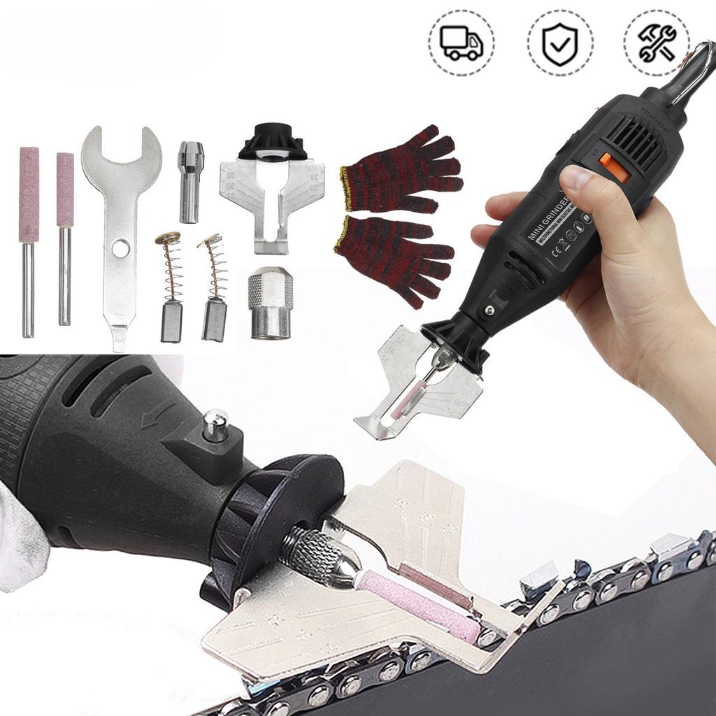 37000rpm 5 Speed Power Grinder Sharpening Handheld Chain Machine 180W Electric Mini Saw Grind Sharpening Machine Power Tool Set