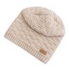 New Style Unisex NIU Letter Slouchy Winter Hats Fur Lined For Men Women Warm Beanie Cap Casual Decor Winter Knitted Hats