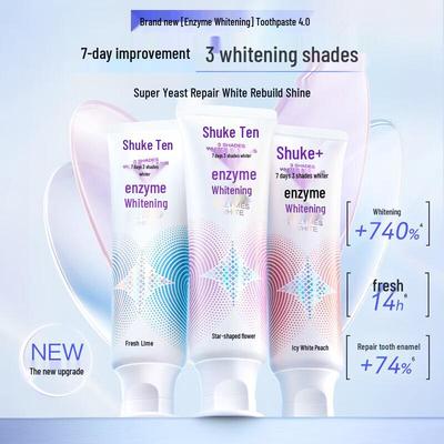 Shuke Whitening Enzyme Toothpaste 3-Pack