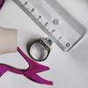 Серебряное кольцо с натуральным топазом 3.289ct, фианитами, вес изделия 4,76 гр (2207207)