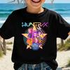 Print Short Sleeve T-Shirt Cute Cartoon Graphic Tee Kids Summer Casual Top