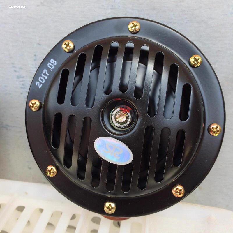 24V/12V Super Loud Waterproof Horn for Excavators, Forklifts, Loaders - Compatible with Sany, Komatsu, Caterpillar, Volvo