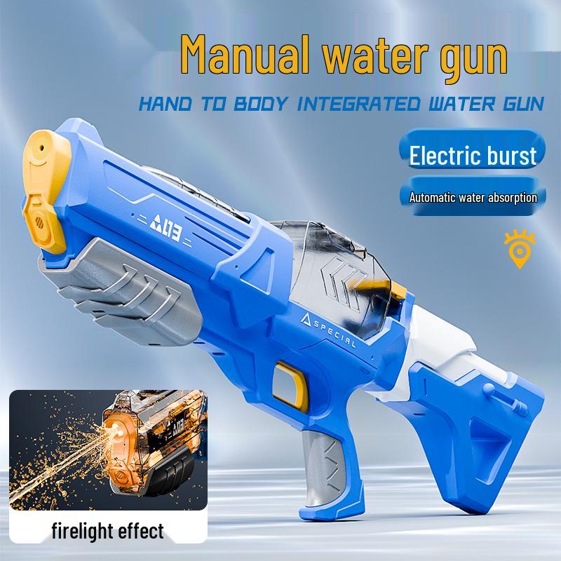 

Automatic & Manual Electric Water Gun Toy - Large-Capacity Design for Outdoor Water Fights