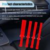 4PCS Plastic Chisel Scraper Set, Non-Marring Plastic Scraper Tools, Safe Chi