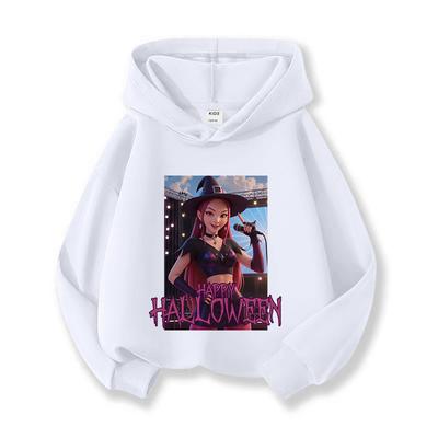 KPOP Children Hoodie Korean Style Halloween Gift Boys Girls Warm Outerwear Autumn Winter 2025 Y2K Fashion Trendy