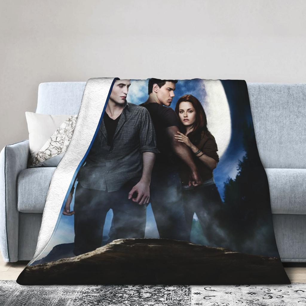 Edward Bella Jacob Black Coperte in Pile La Saga di Twilight New Moon Coperta per Letti Divano Calda Coperta per Letti,
