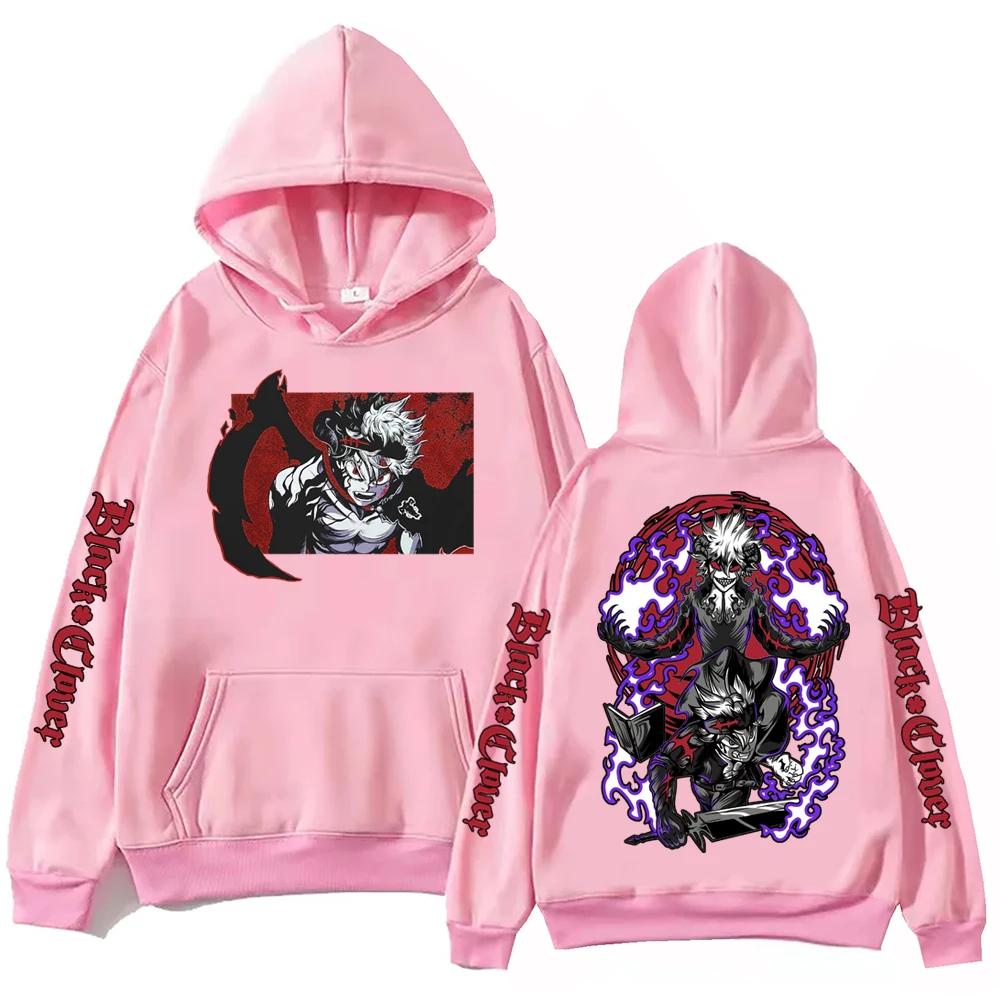 Anime Black Cover Graphic Printed Hoodies Vintage Oversized Hooded Sweatshirt Long Sleeves Soft Hoodie Men Women Clothes