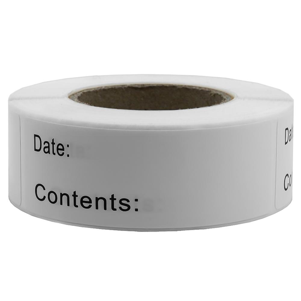 

DIY Food Storage Stickers Blank Date Content Material Labels for Containers Bottles Boxes Pantry Fridge Freezer Organization