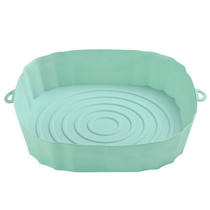 

Силиконовый бумажный противень для фритюрницы с ручкой для микроволновки и пиццы зелёный