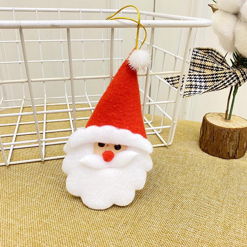 Santa Claus, Snowman, Reindeer Fabric Ornaments - Christmas Tree Decorations for Hotels and Malls