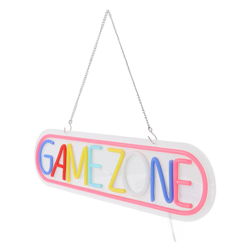 Gaming Neon Sign Colorful LED USB Powered Gaming Light Up Sign Wall Decor for Bedroom Game Room
